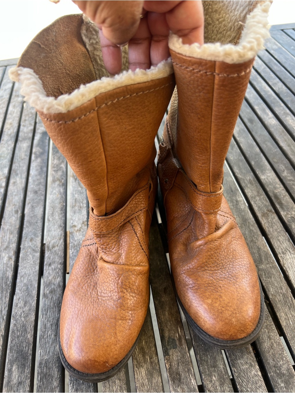Steve Madden Moto Boots size 10 Brown New